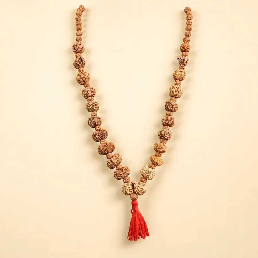 Maha Mrityunjaya Siddha Mala — Premium Nepali Rudraksha