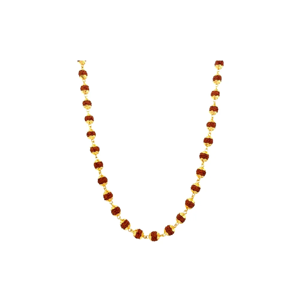 Puja Sankalp 22K Gold Rudraksha Mala