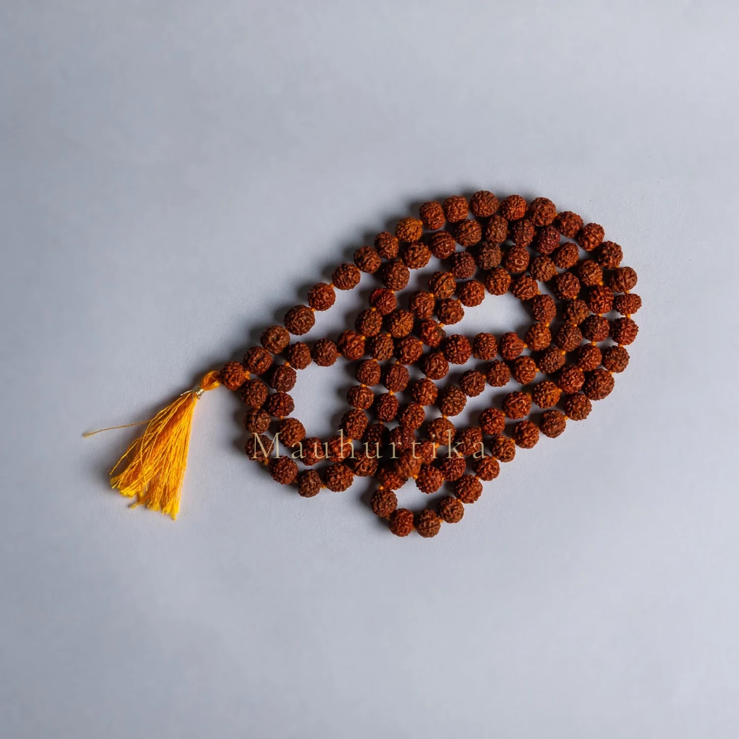 5 Mukhi Rudraksha Mala 108+1 Beads (Nepali) — Nepal photo 5