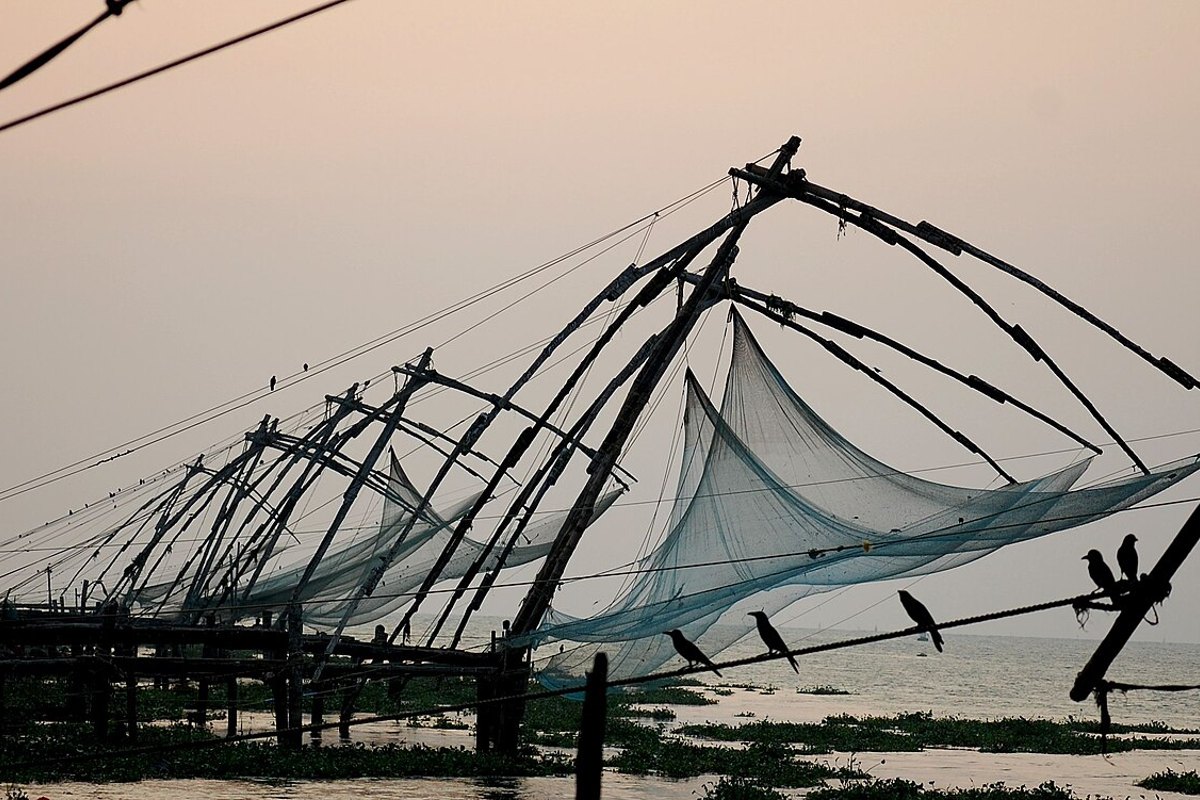 Chinese fishing nets at Fort Kochi