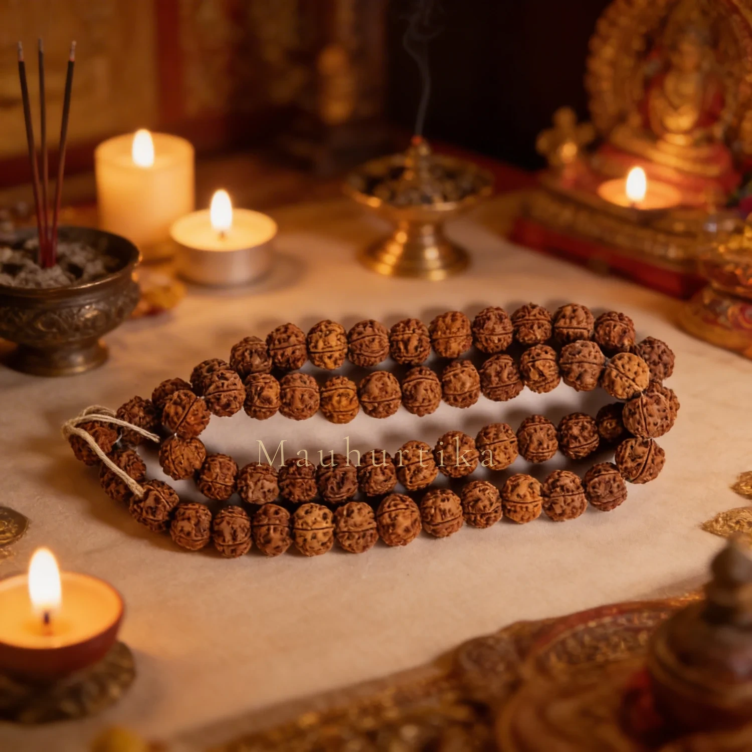 Nepali 5 Mukhi Rudraksha Kantha — Nepal photo 5