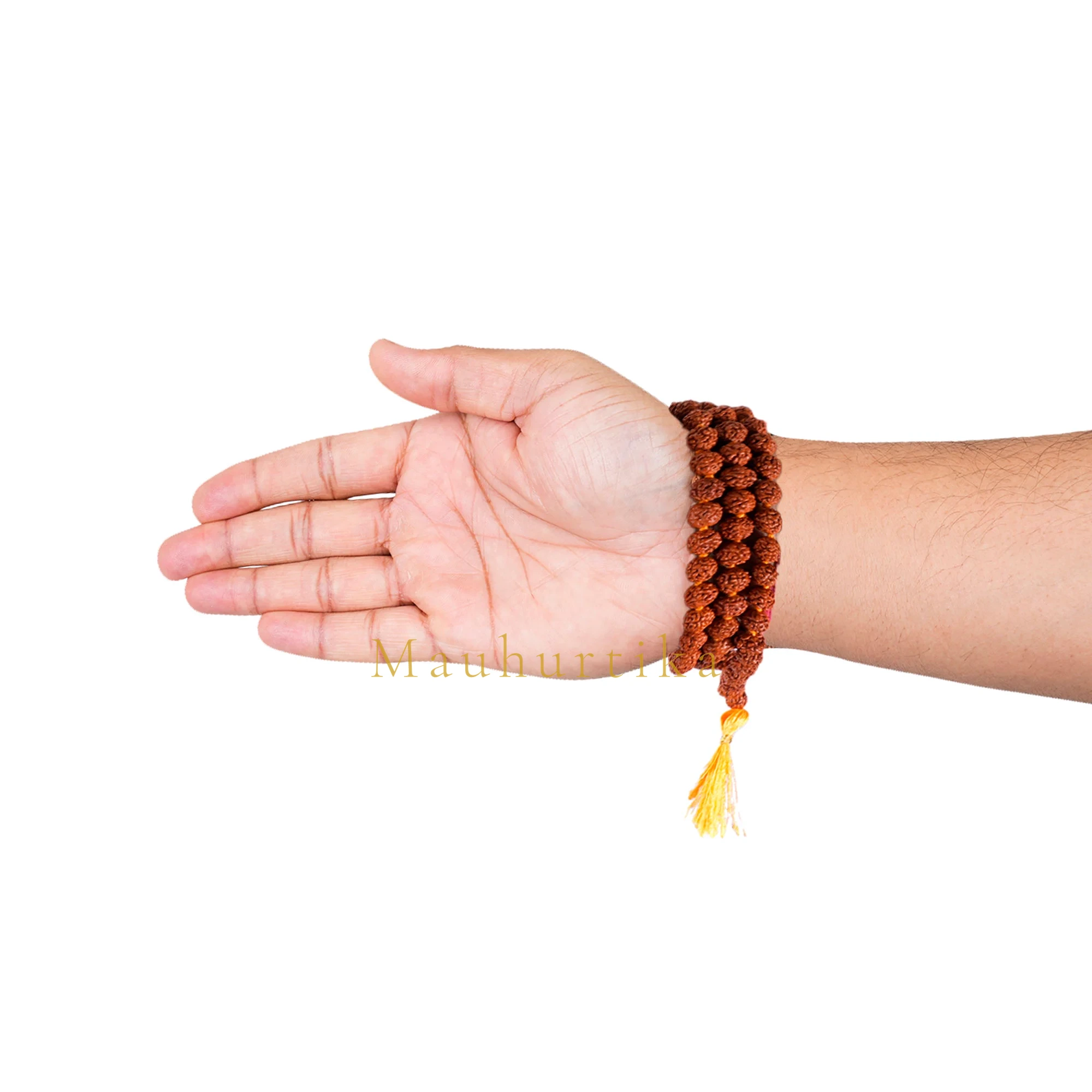 5 Mukhi Rudraksha Japa Mala – 108+1 Nepali Beads