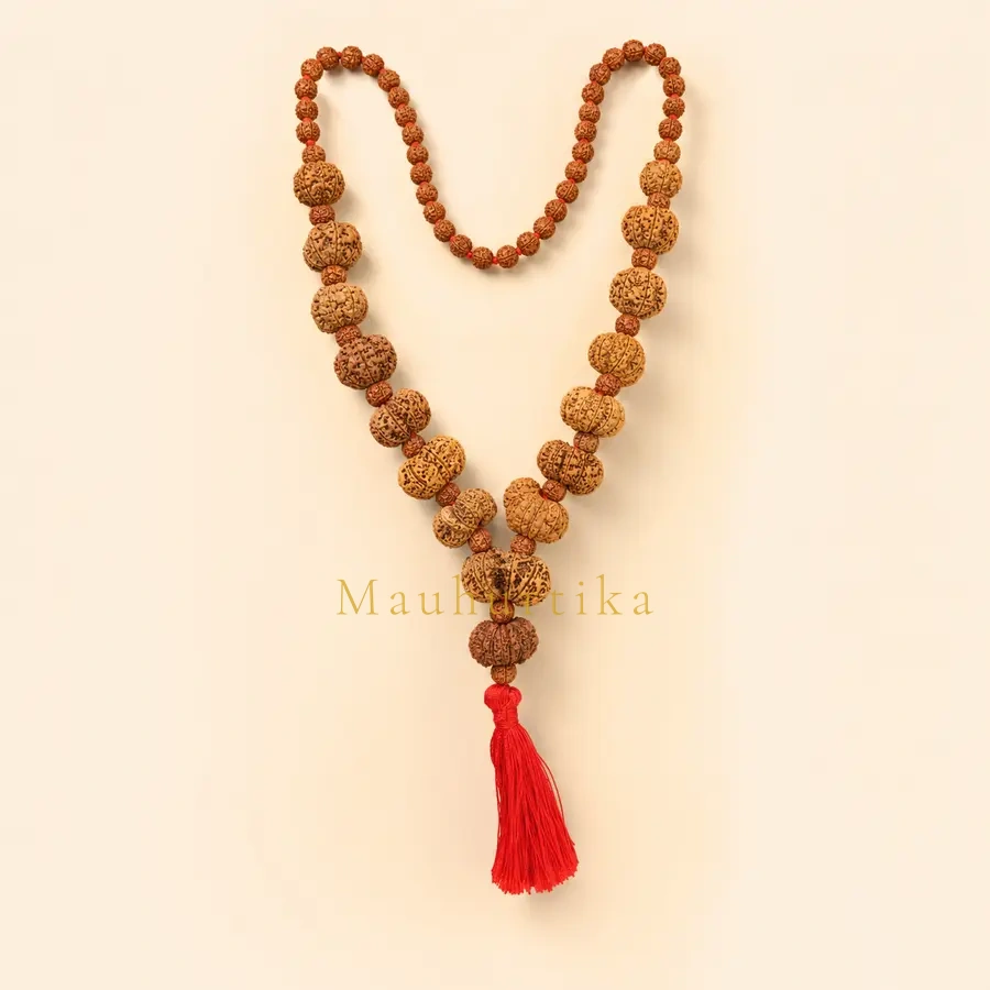 Mangal Siddha Mala — Premium Rudraksha for Traditional Sadhana