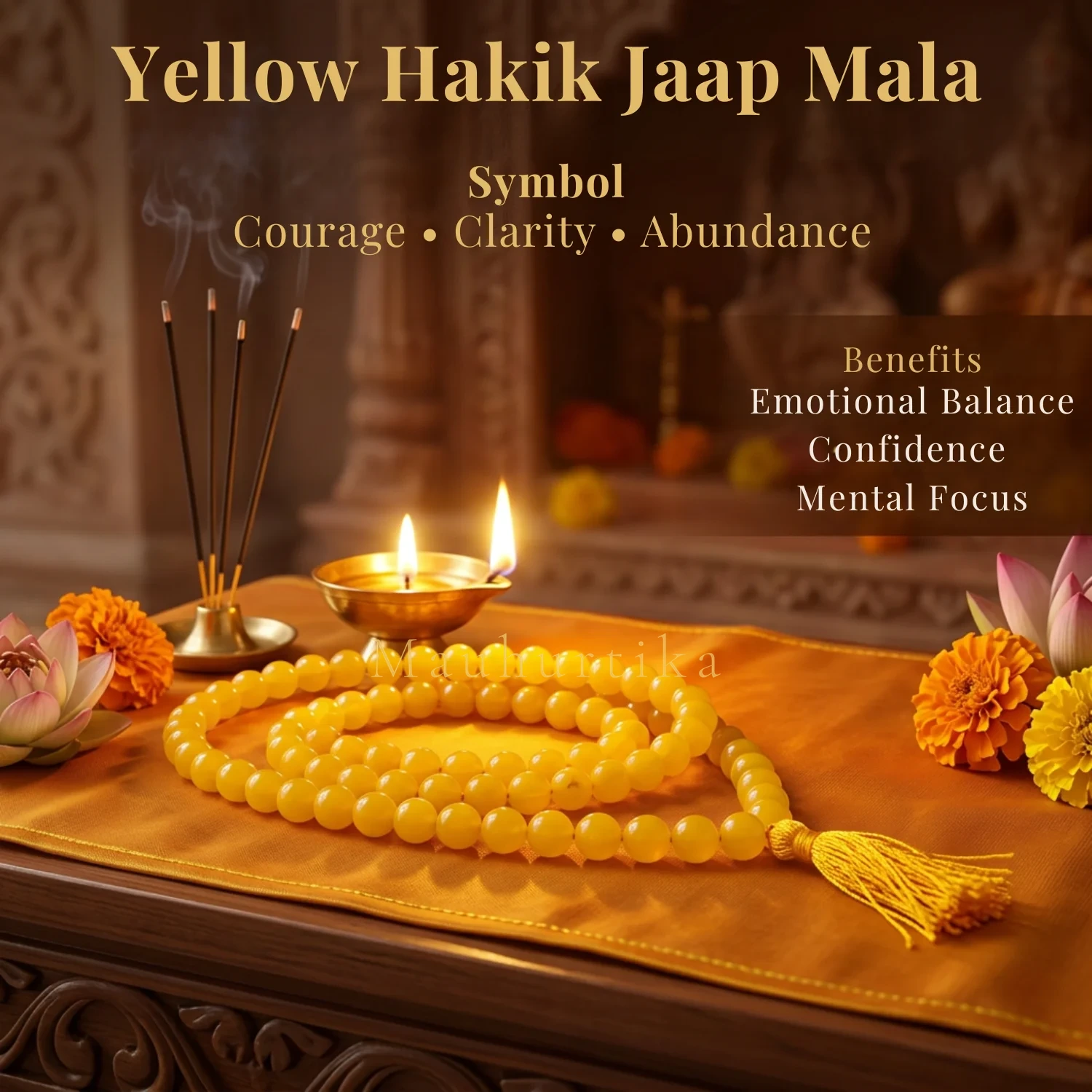 Yellow Hakik Jaap Mala — Nepal photo 5