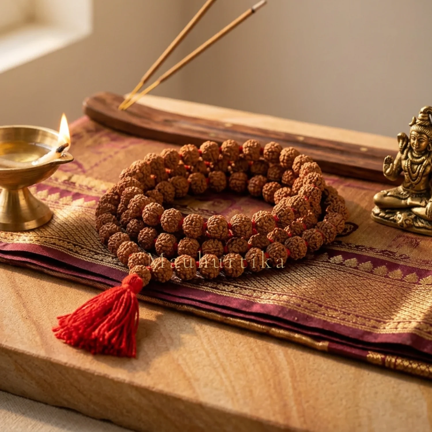 7 Mukhi Rudraksha Mala | Original Nepali Saptamukhi Rudraksha — Nepal photo 4