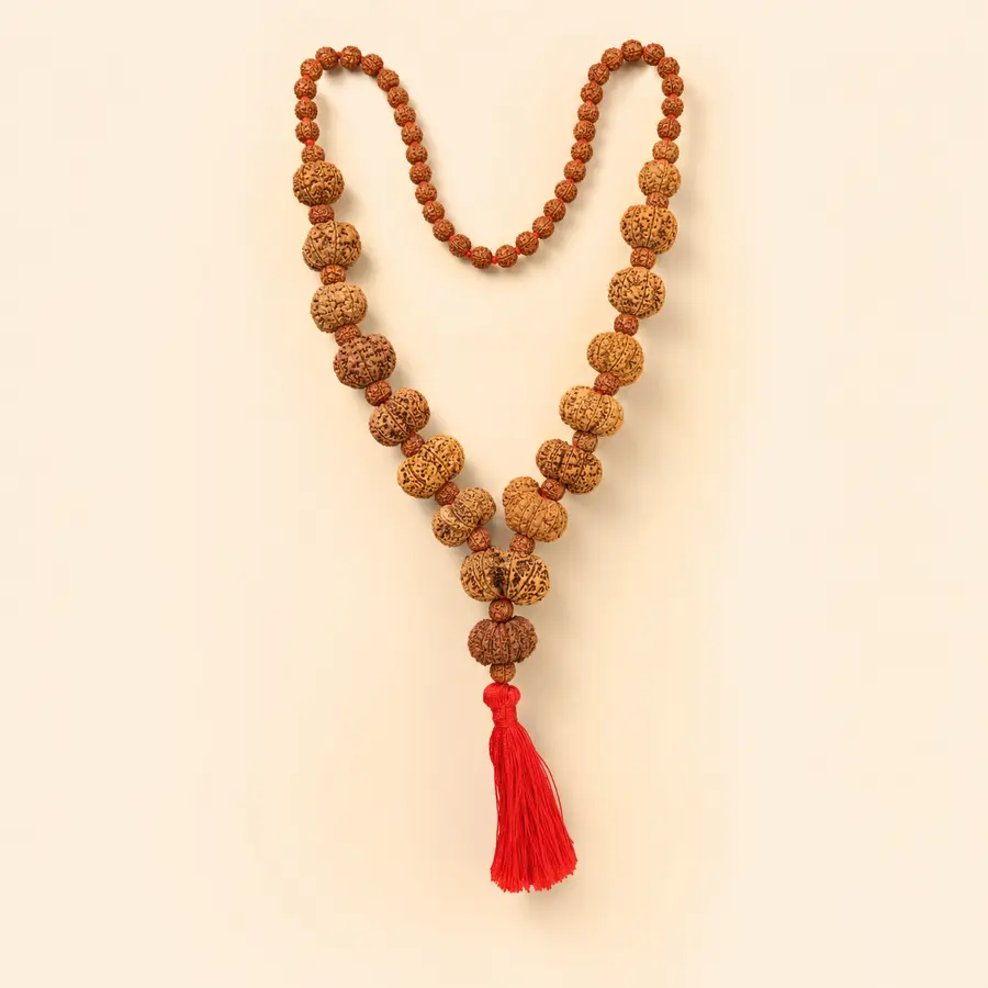 Mangal Siddha Mala — Premium Rudraksha for Traditional Sadhana