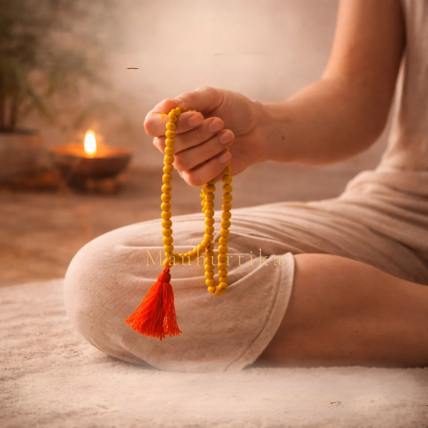 Haldi Mala 108 Beads — Nepal photo 2