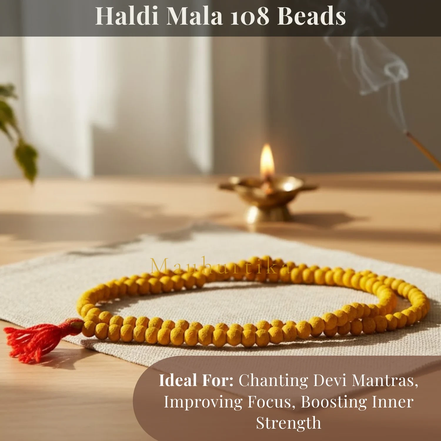 Haldi Mala 108 Beads — Nepal photo 3