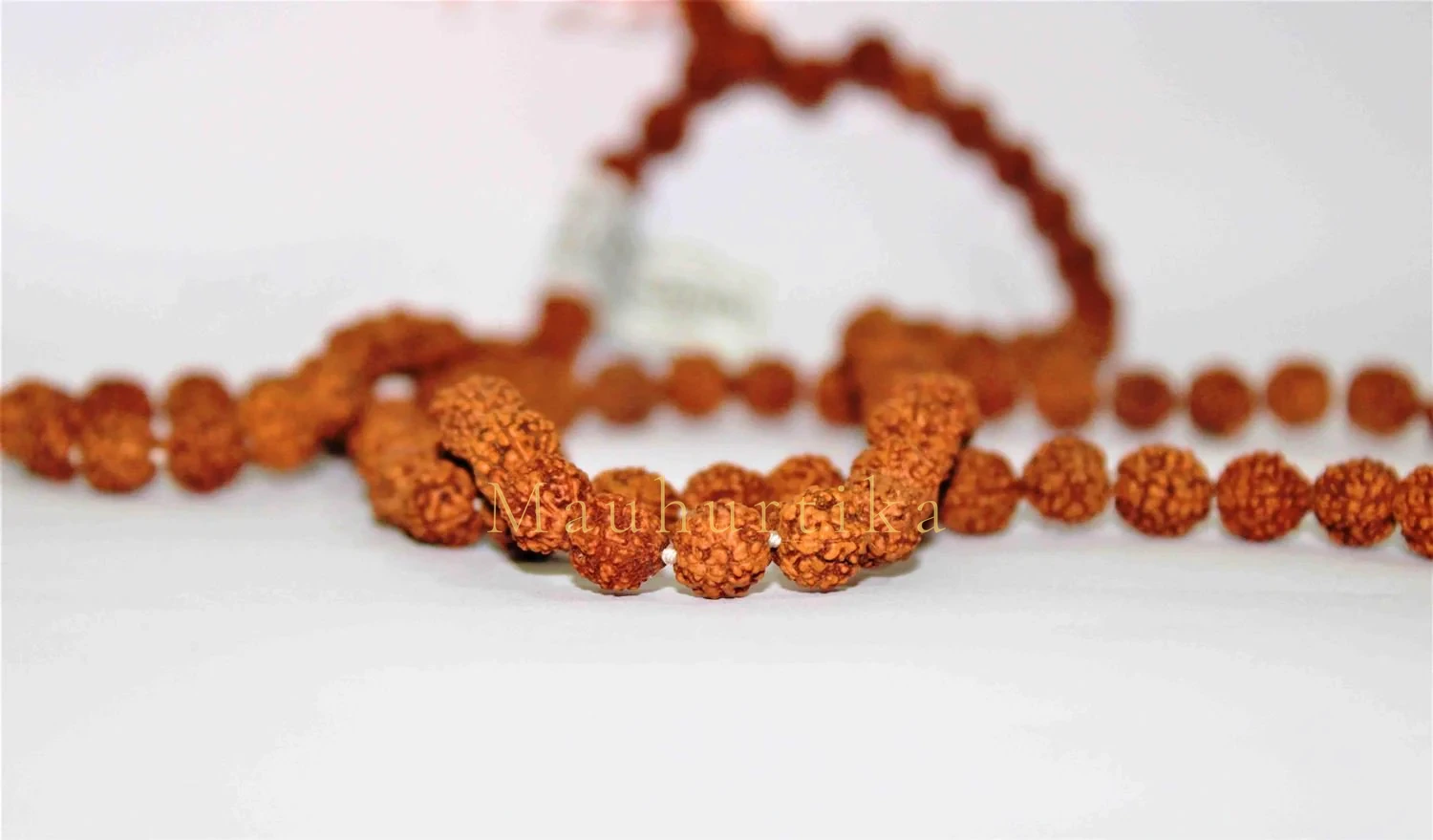 5 Mukhi Rudraksha Mala 108+1 Beads (Nepali) — Nepal photo 2