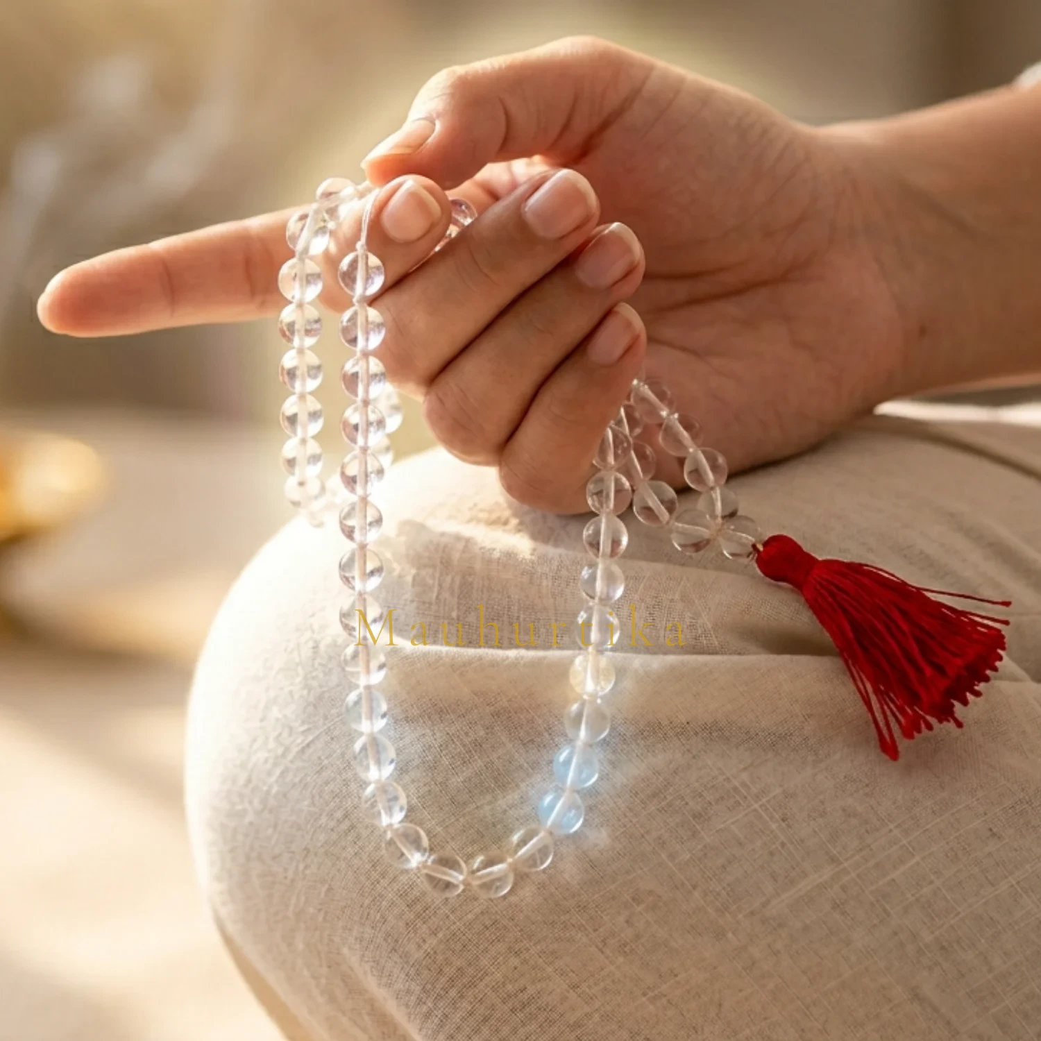 Premium Sphatic Mala 8mm — Nepal photo 4