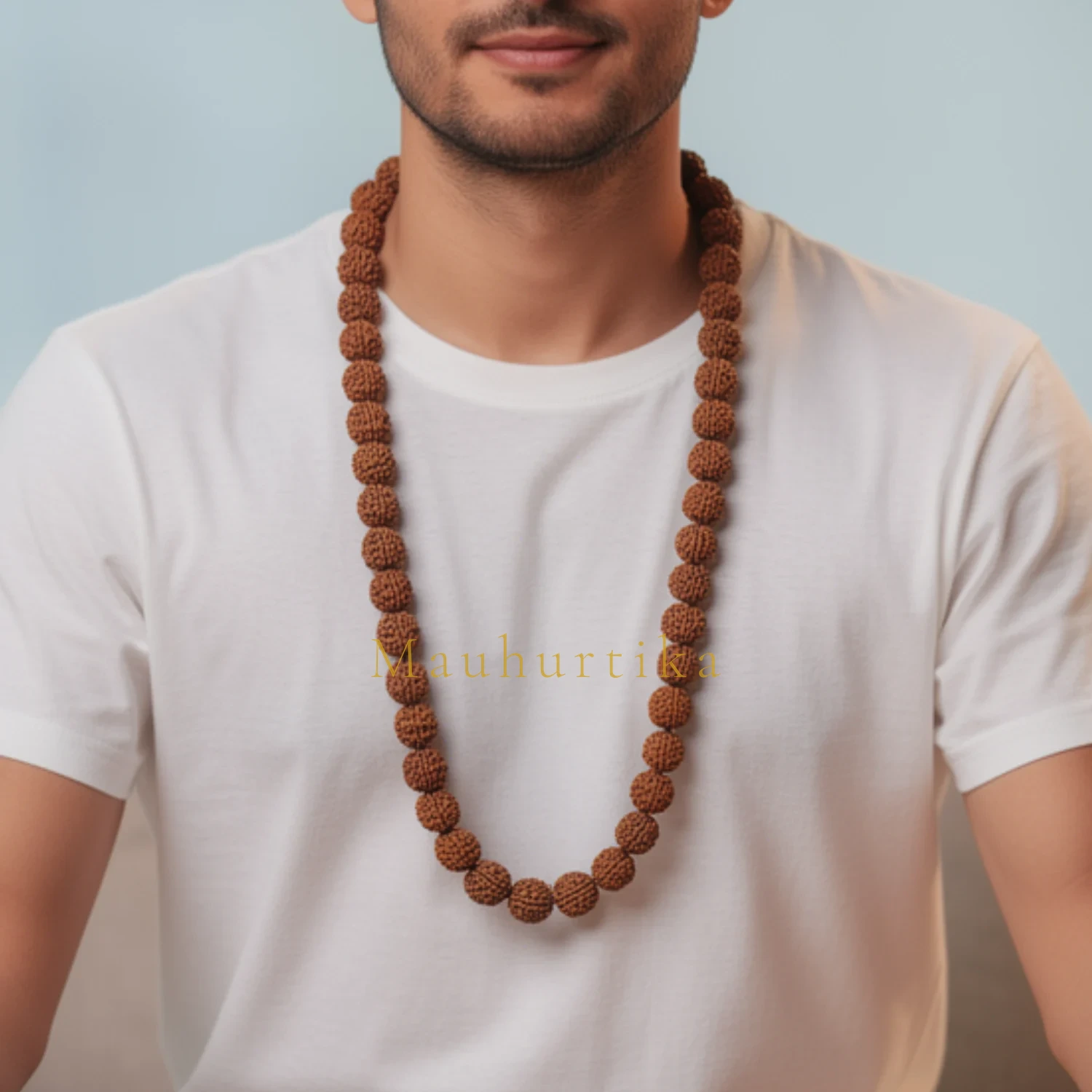 Nepali 5 Mukhi Rudraksha Kantha — Nepal photo 4