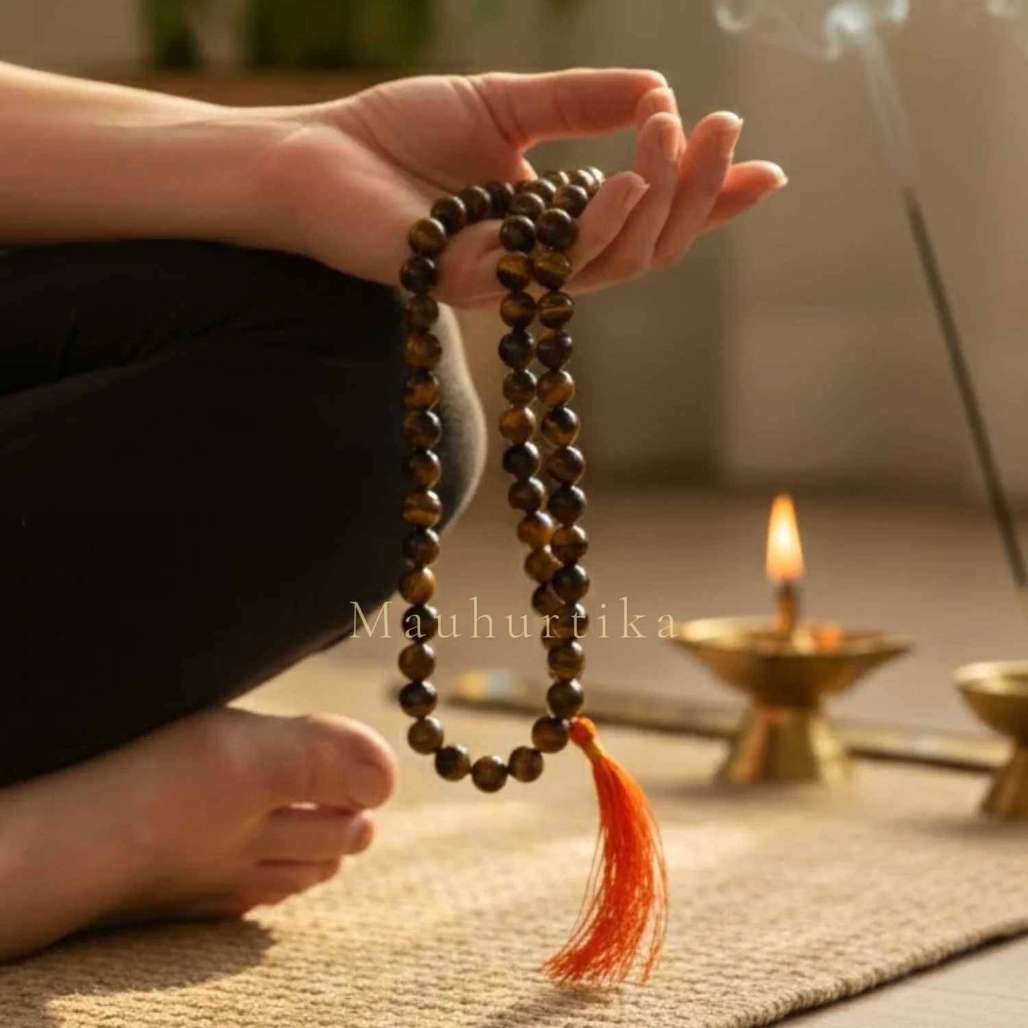 Tiger Eye Mala 108 Beads — Nepal photo 4