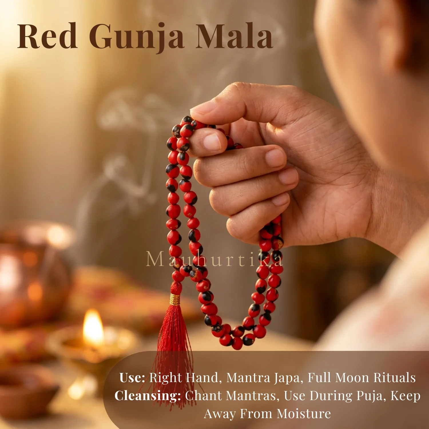 Red Gunja Mala — Nepal photo 2