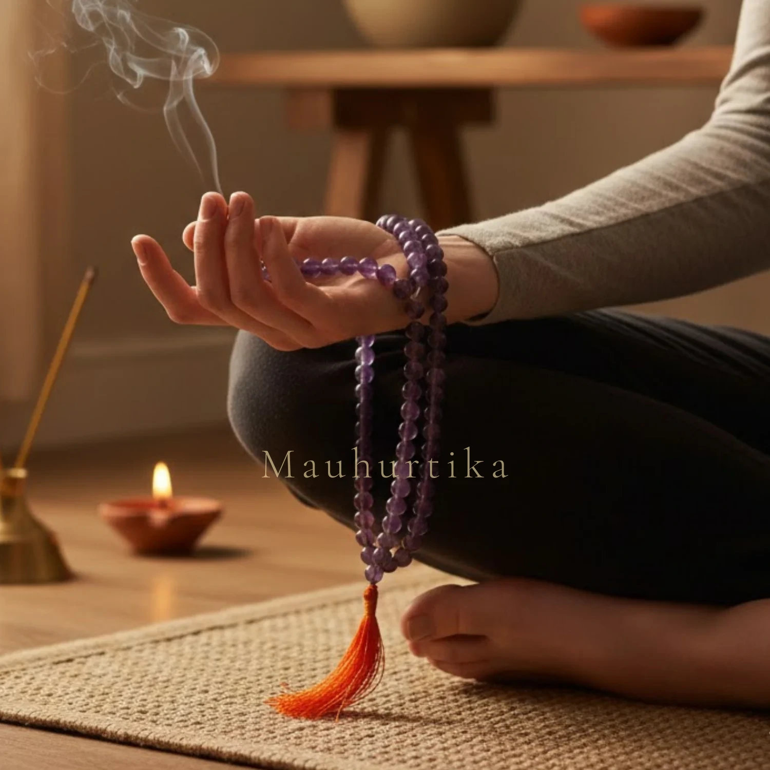 Amethyst Mala 108 Beads — Nepal photo 4