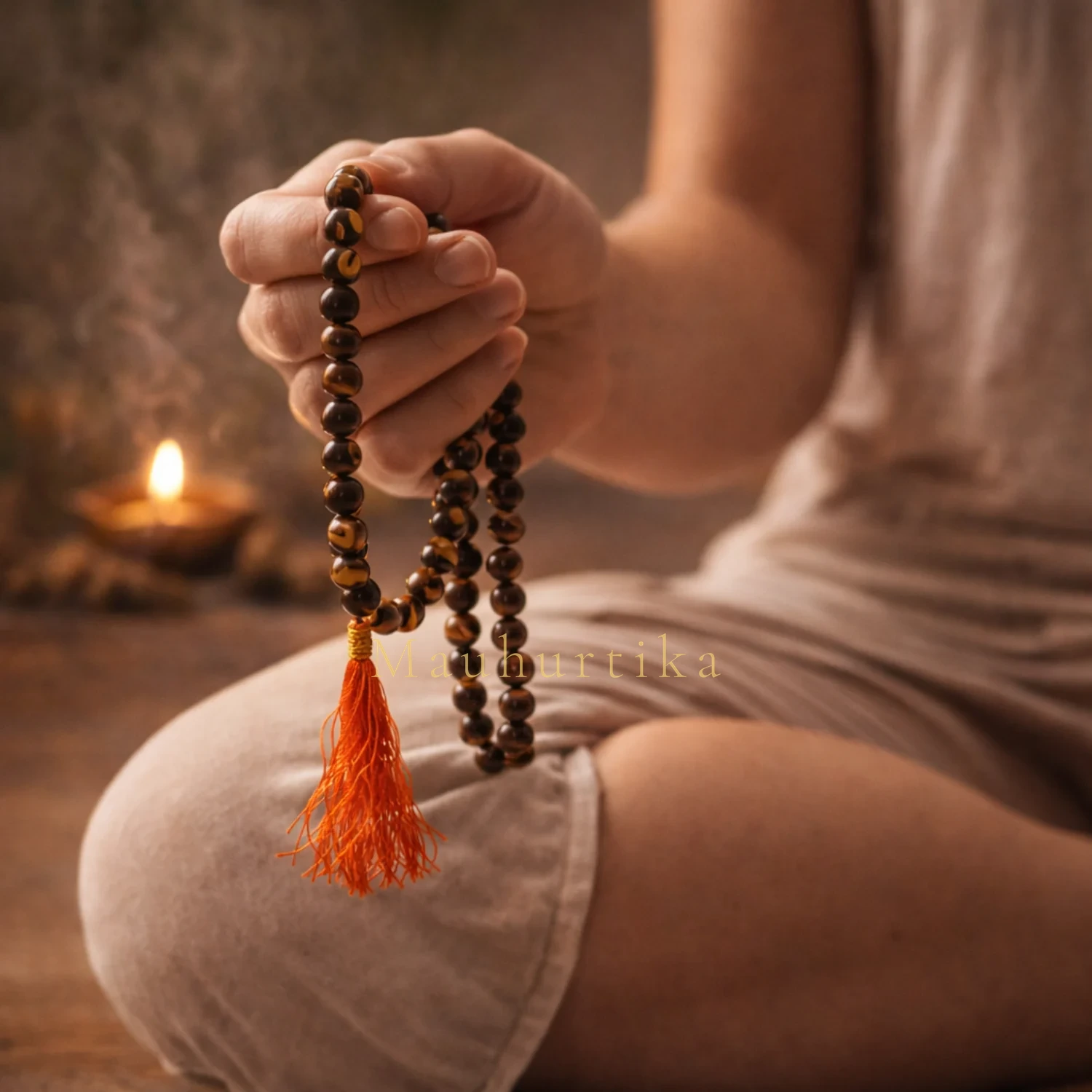 Tiger Eye Mala 108 Beads — Nepal photo 2
