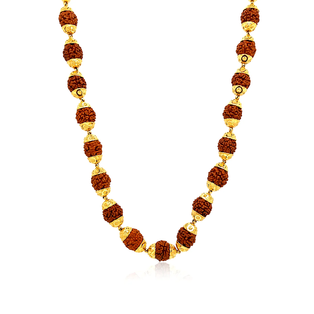Gauri Rudraksha 22K Gold Necklace – Gifting Edition