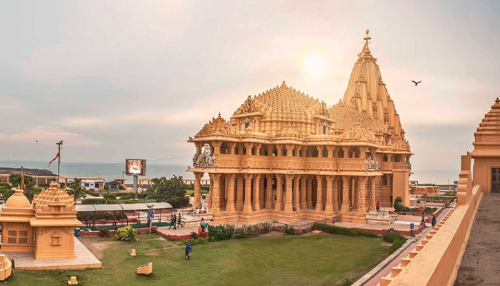 Somnath Temple, Gujarat — the first Jyotirlinga, facing the Arabian Sea