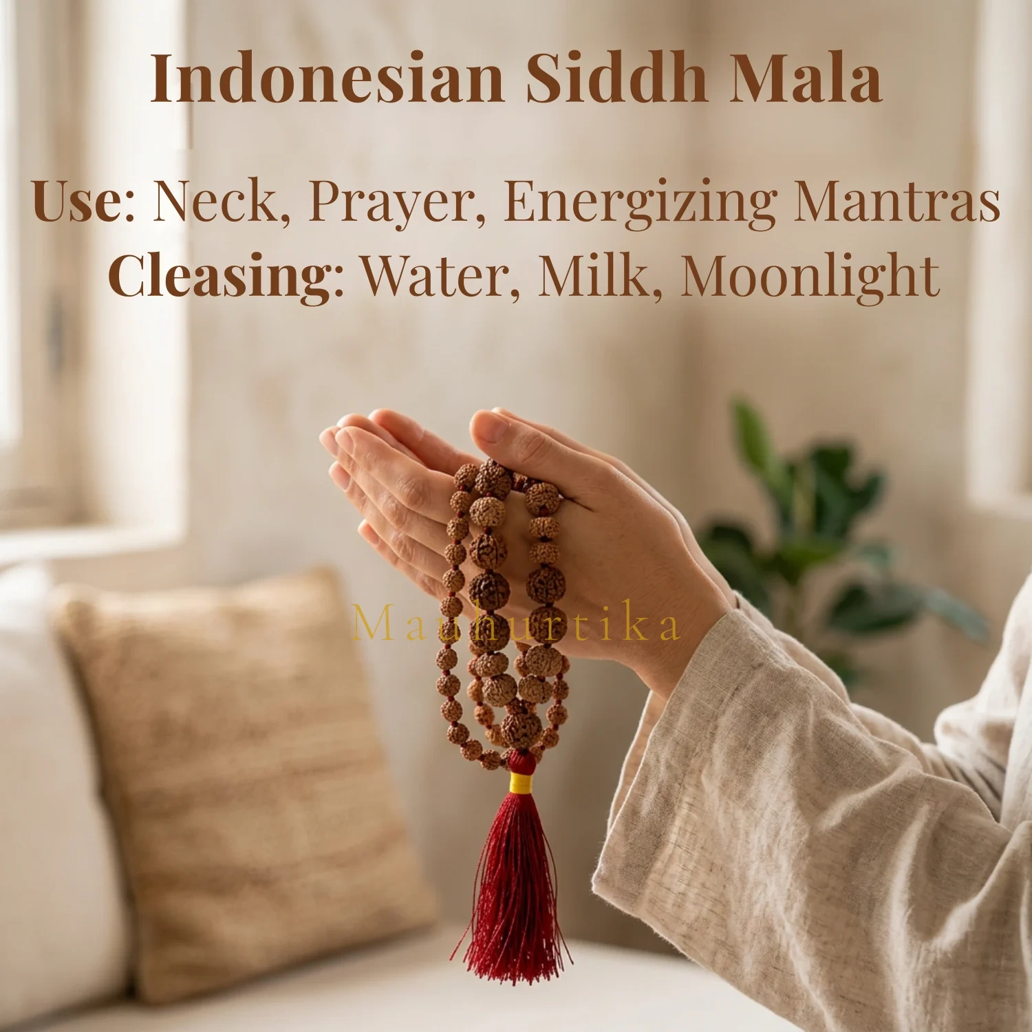 Indonesian Siddh Mala | 1–14 Mukhi Java Rudraksha — Indonesia photo 2
