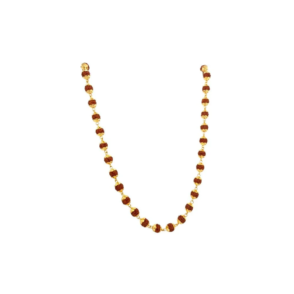 Puja Sankalp 22K Gold Rudraksha Mala – view 3