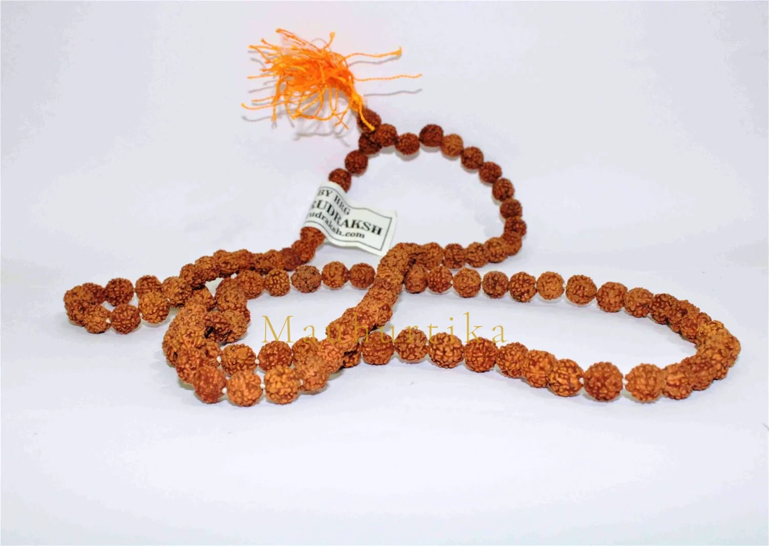 5 Mukhi Rudraksha Mala 108+1 Beads (Nepali)