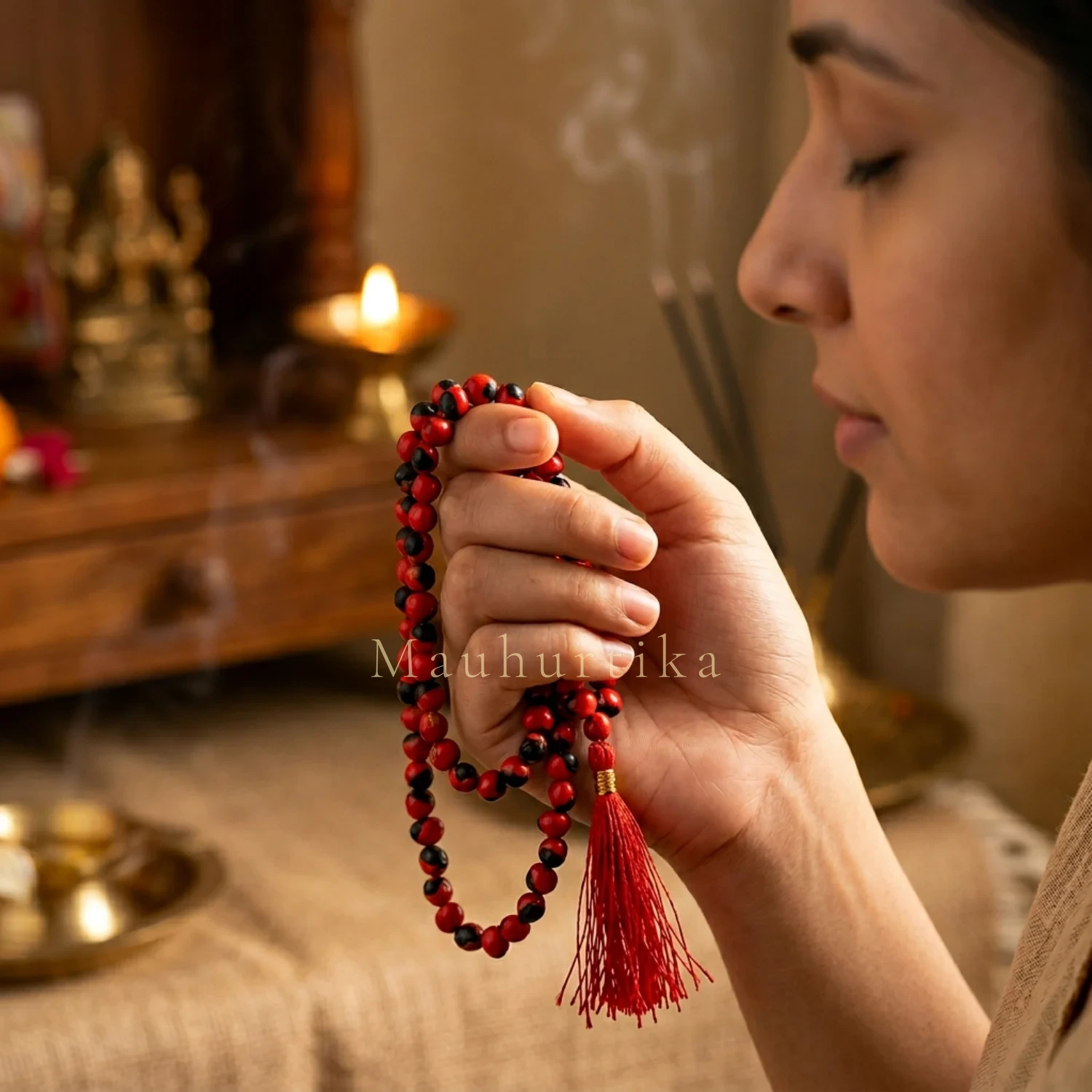 Red Gunja Mala — Nepal photo 4