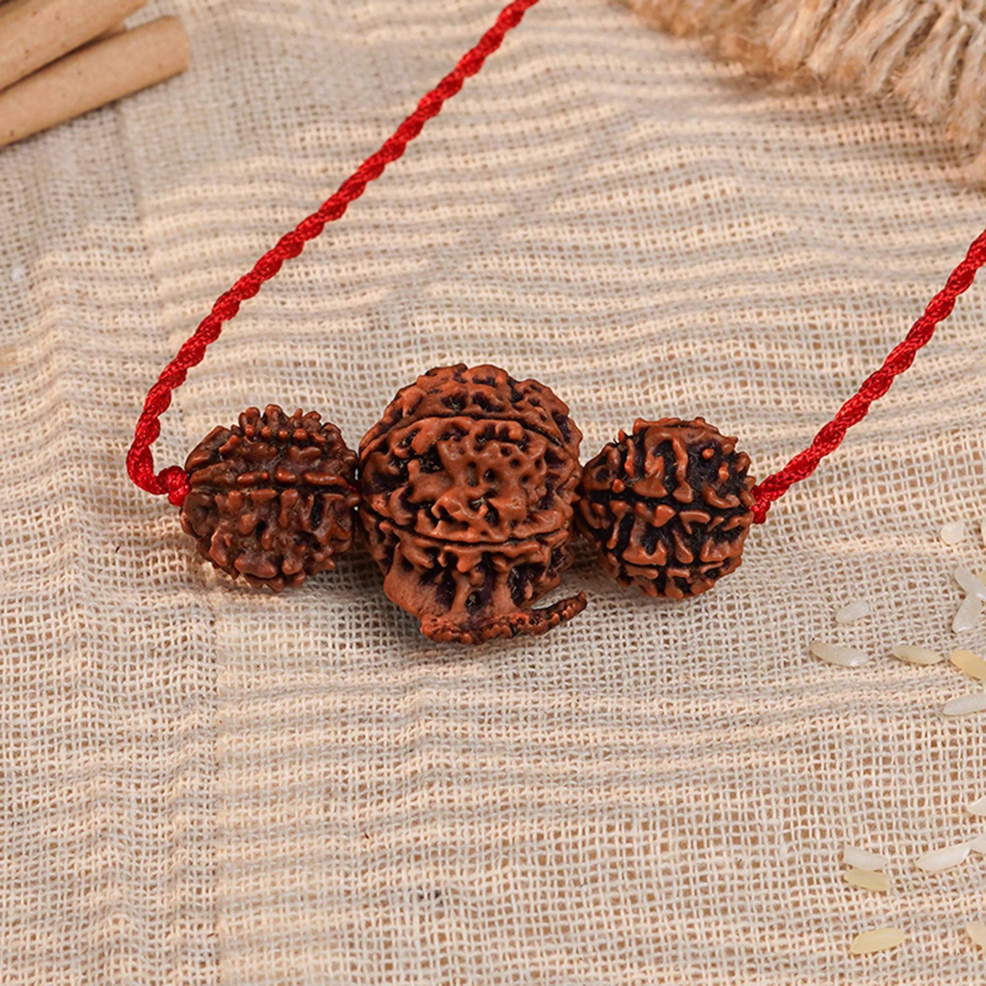 Dhan Laxmi Ganesh Kavach – 7 Mukhi + Ganesh Rudraksha — Nepal photo 2