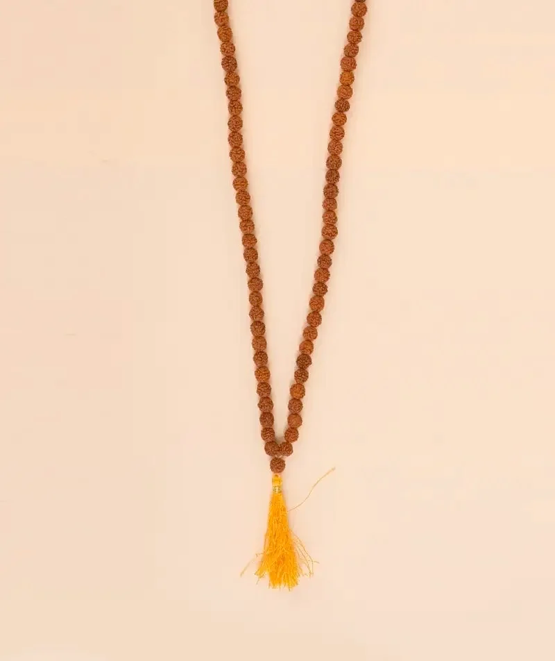 Panchamukhi Rudraksha Mala — Consecrated 108+1 (Nepali)