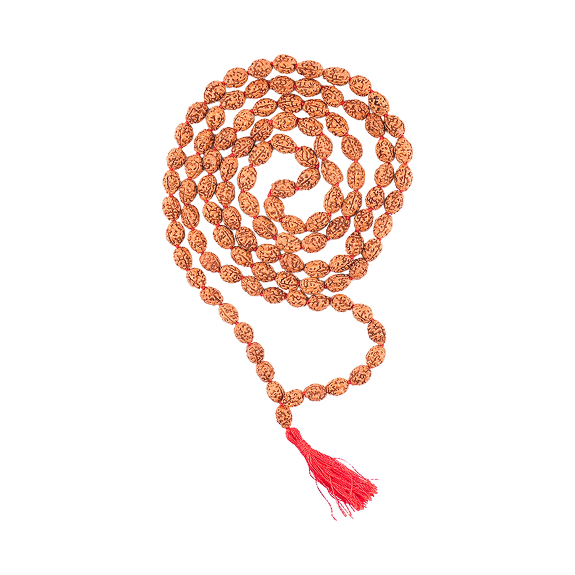 3 Mukhi Rudraksha Japa Mala – 108+1 Nepali Beads — Nepal photo 5