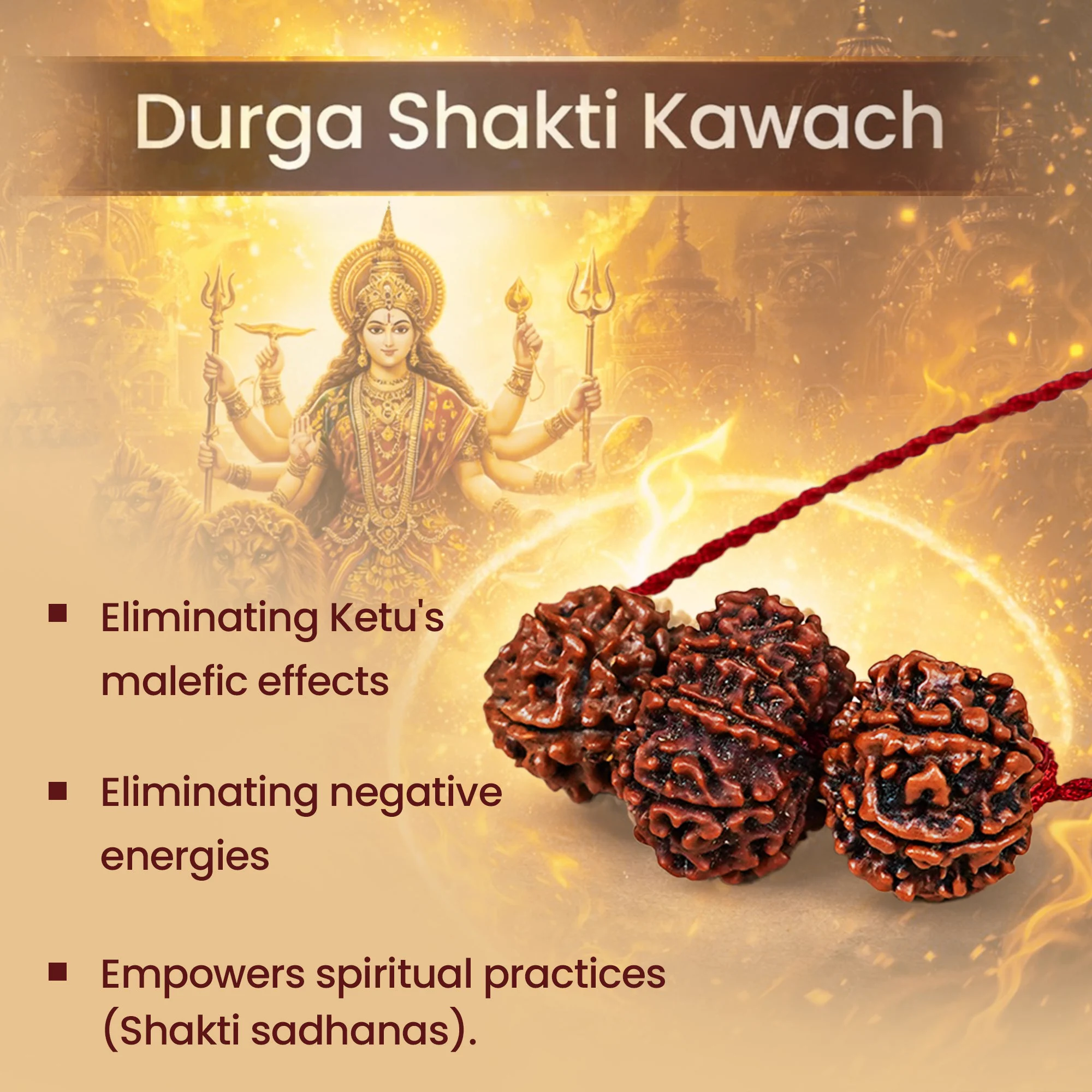 Shakti Kavach – 7 & 9 Mukhi Rudraksha — Nepal photo 5