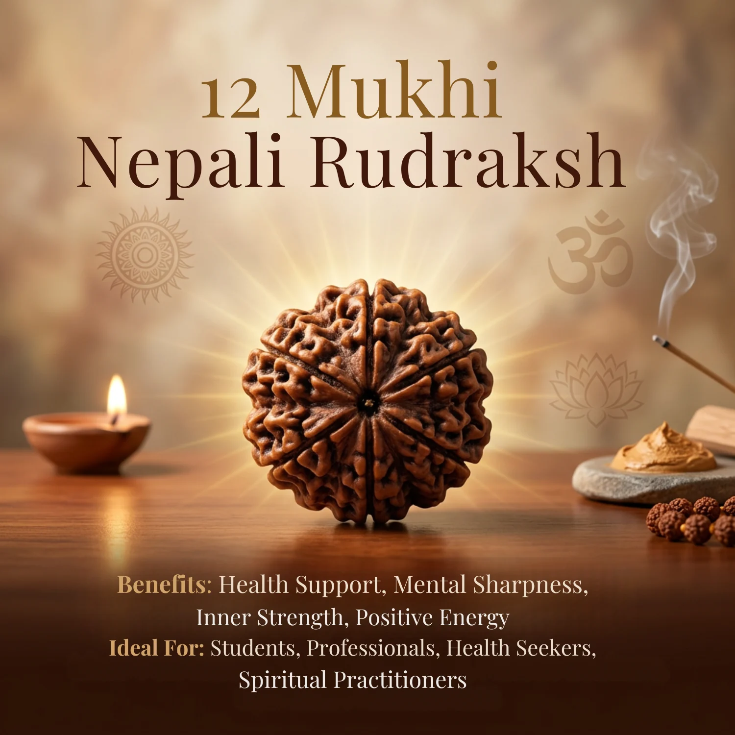 12 Mukhi Nepali Rudraksha