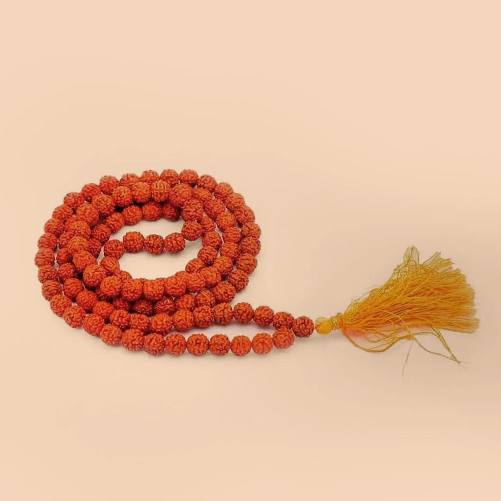 Panchamukhi Rudraksha Mala — 8mm Bead Size (Indonesian)