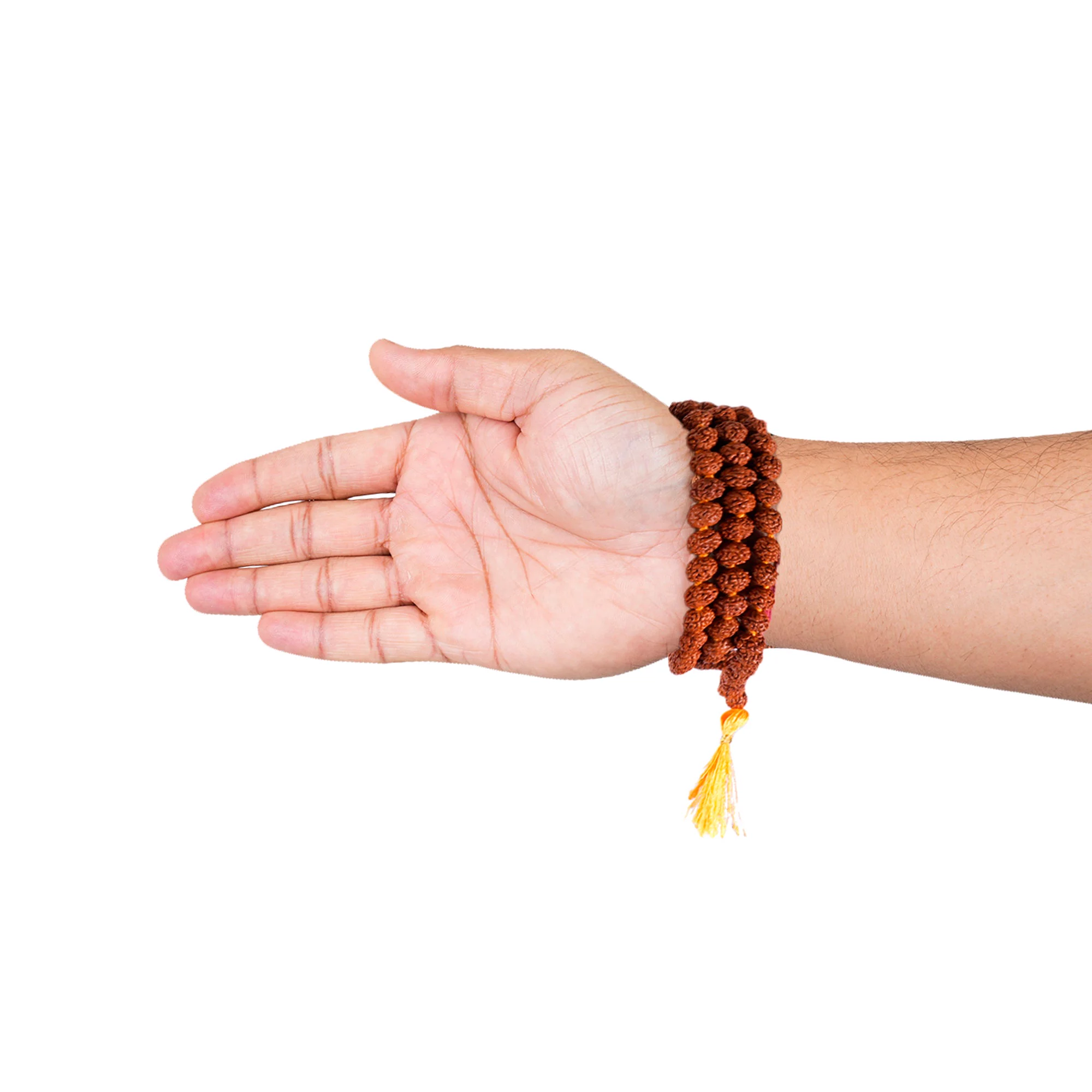 5 Mukhi Rudraksha Japa Mala – 108+1 Nepali Beads