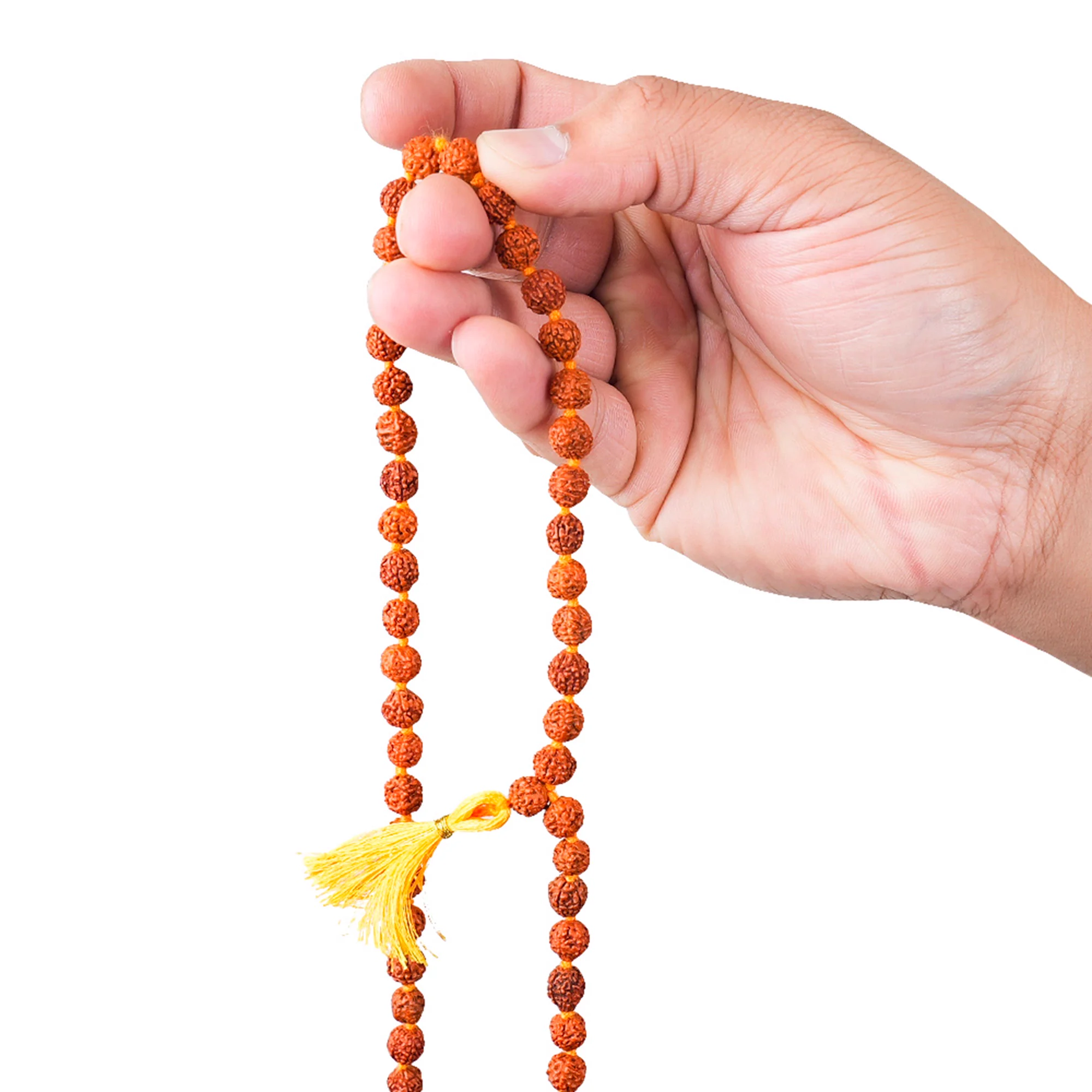 5 Mukhi Rudraksha Japa Mala – 108+1 Nepali Beads — Nepal photo 2