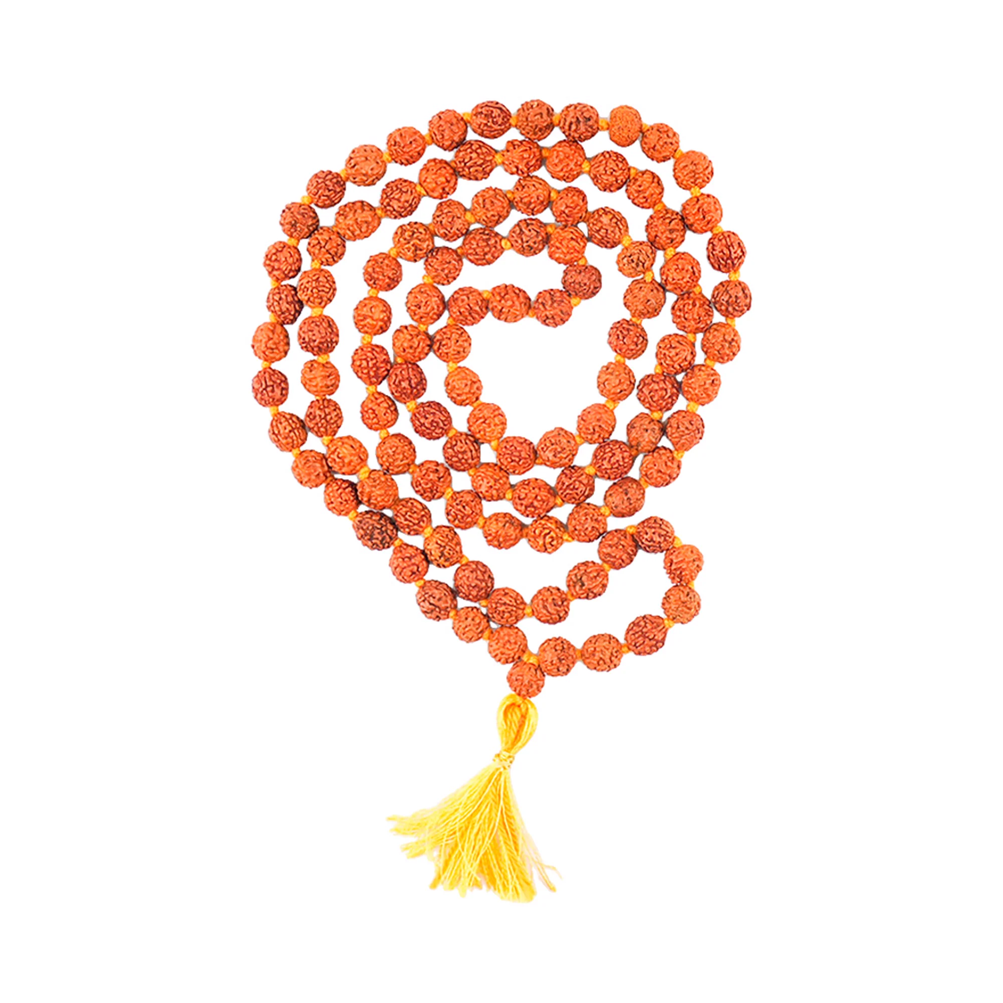 5 Mukhi Rudraksha Japa Mala – 108+1 Nepali Beads — Nepal photo 3