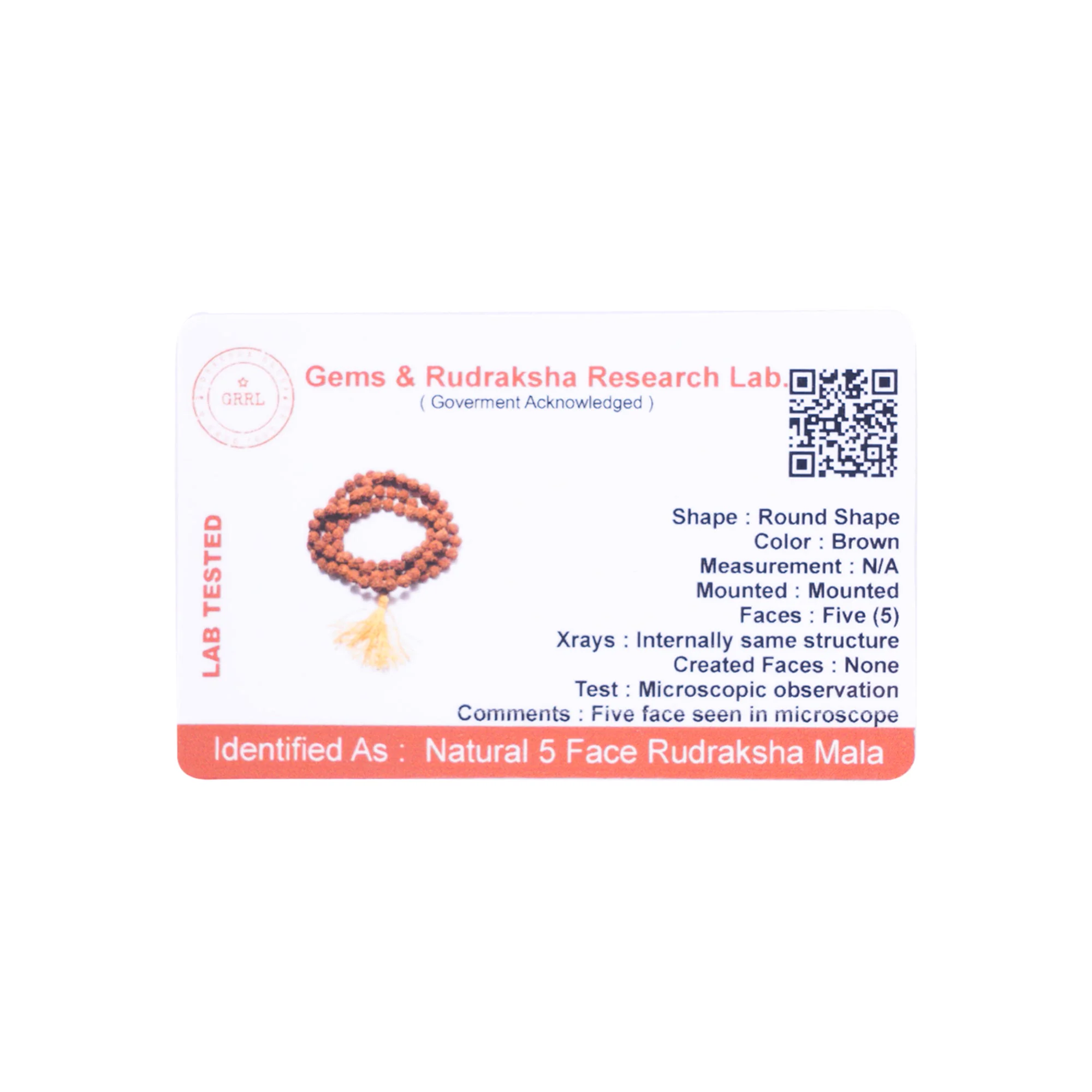 5 Mukhi Rudraksha Japa Mala – 108+1 Nepali Beads — Nepal photo 6