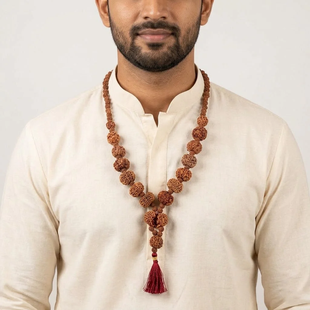 Siddha Mala | 1 Mukhi Underdeveloped Rudraksha | Collector Grade Nepal — view 2