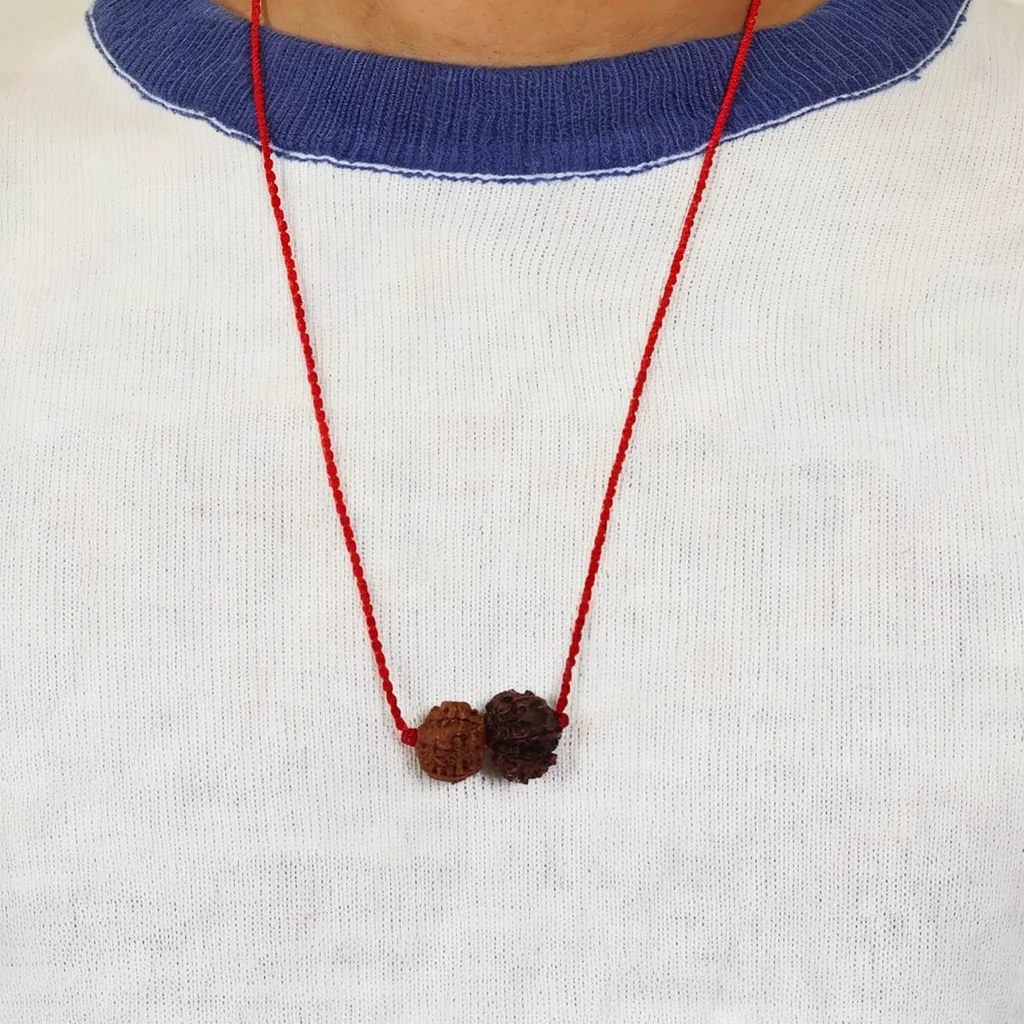 Mangal-Shani Karma Shakti Kavach – 1 & 7 Mukhi Rudraksha — Nepal photo 5