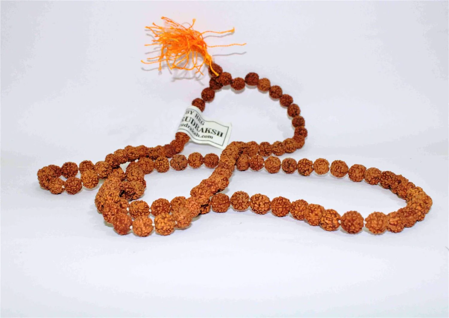 5 Mukhi Rudraksha Mala 108+1 Beads (Nepali)