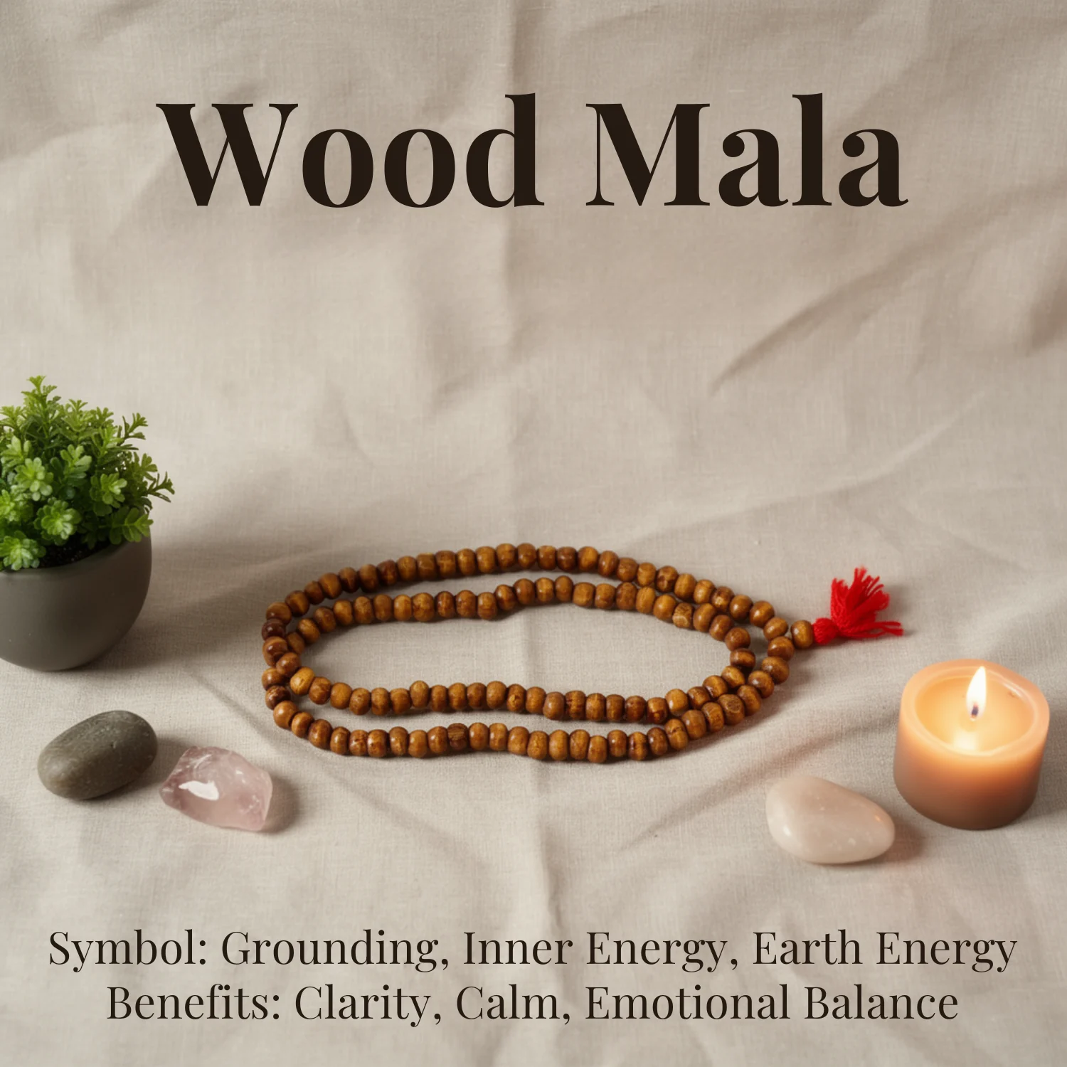 Wood Mala (Sheesham)
