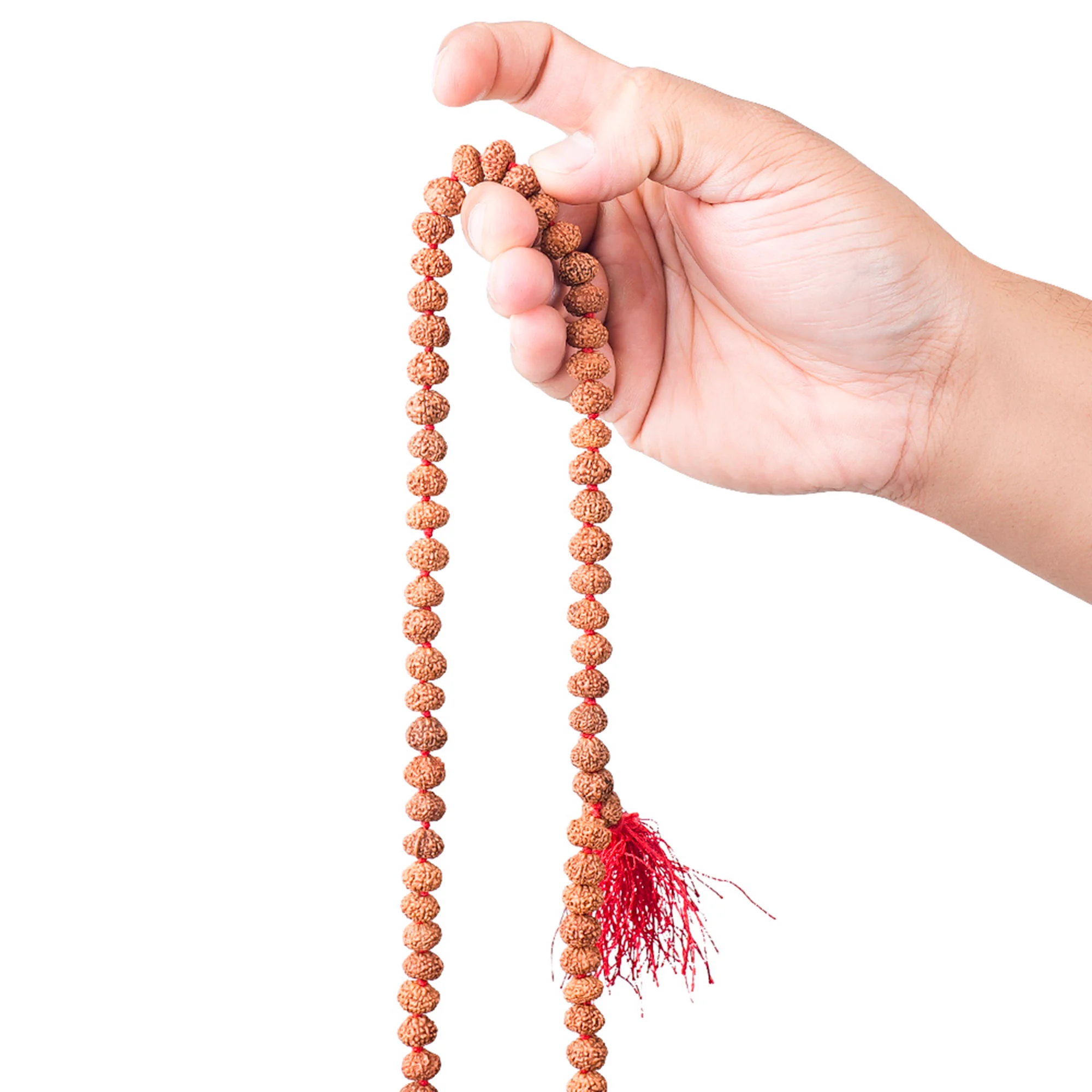 7 Mukhi Rudraksha Japa Mala – 108+1 Java Beads — Indonesia photo 2