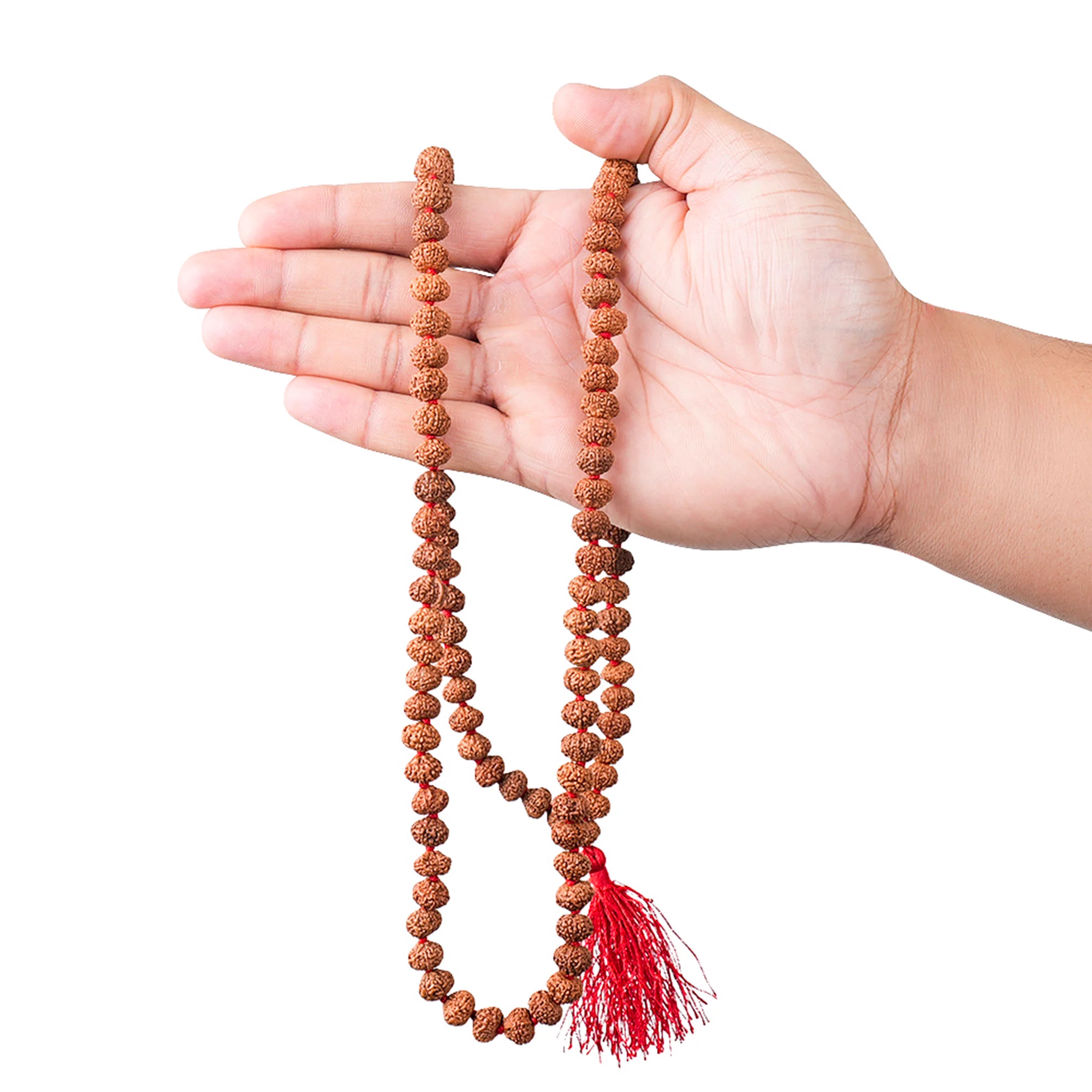 7 Mukhi Rudraksha Japa Mala – 108+1 Java Beads — Indonesia photo 3