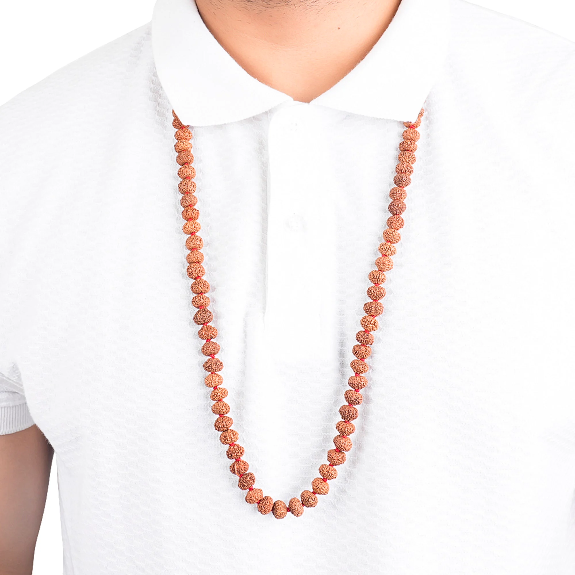 7 Mukhi Rudraksha Japa Mala – 108+1 Java Beads — Indonesia photo 5