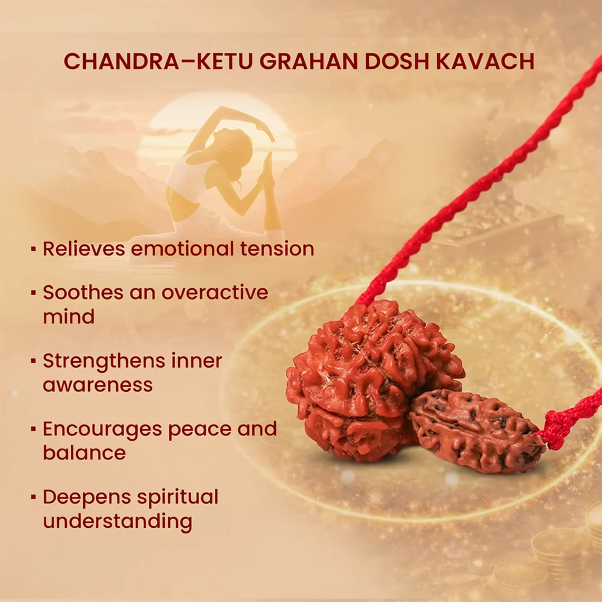 Chandra-Ketu Kavach – 2 & 9 Mukhi Nepali Rudraksha — Nepal photo 6