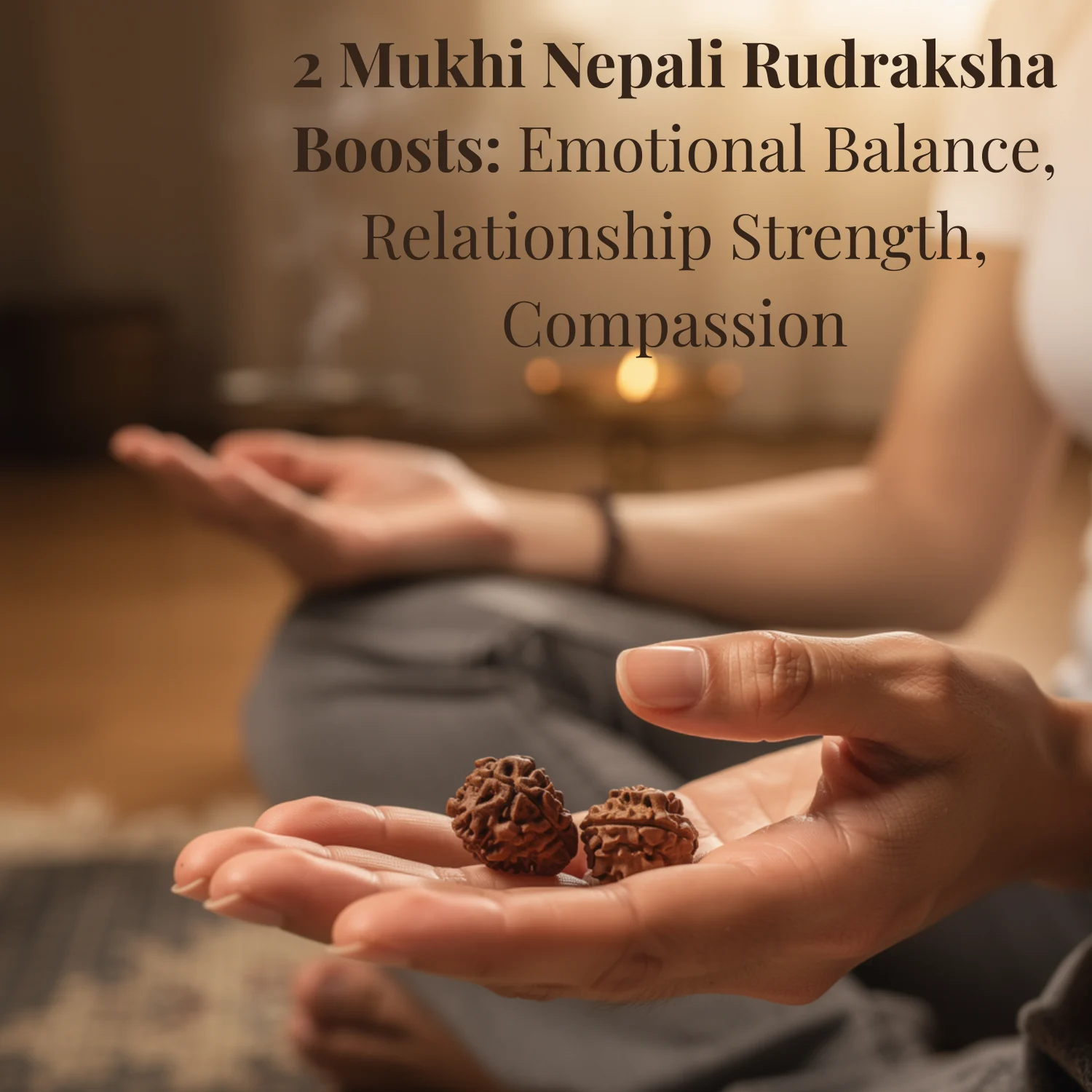 2 Mukhi Nepali Rudraksha
