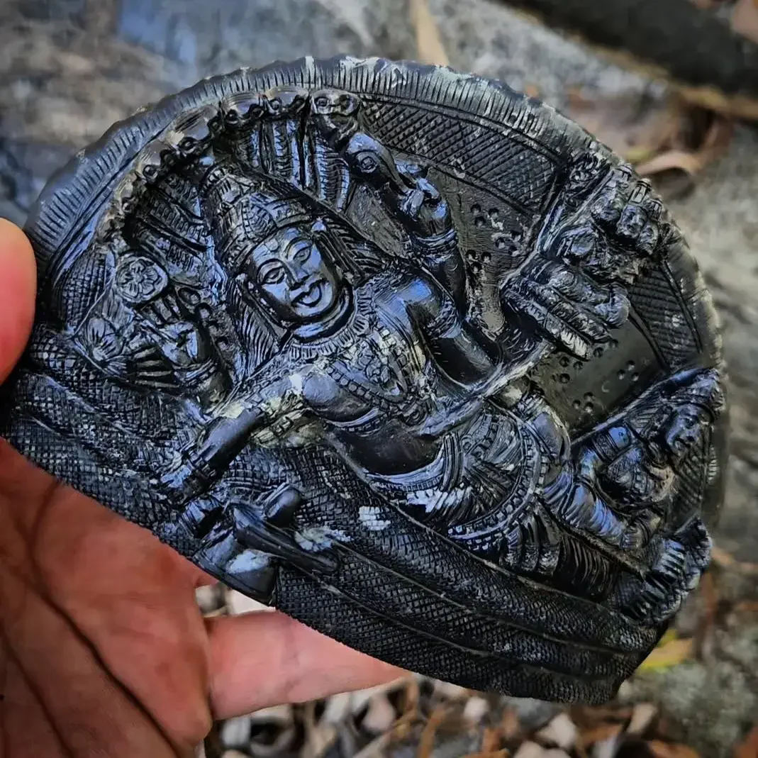 Padmanabha Swamy Shaligram Murti — view 3
