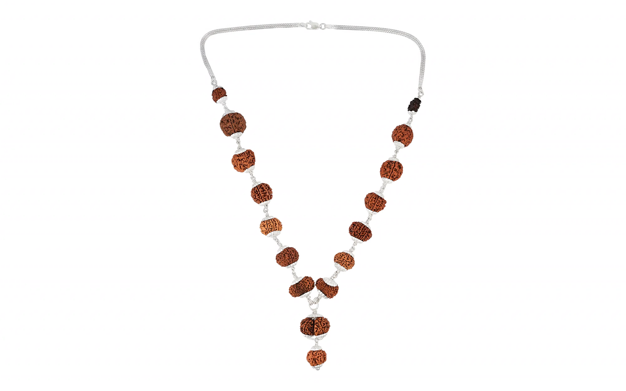 Siddha Mala – 1 to 14 Mukhi Nepali Rudraksha with 1 Mukhi Sawar