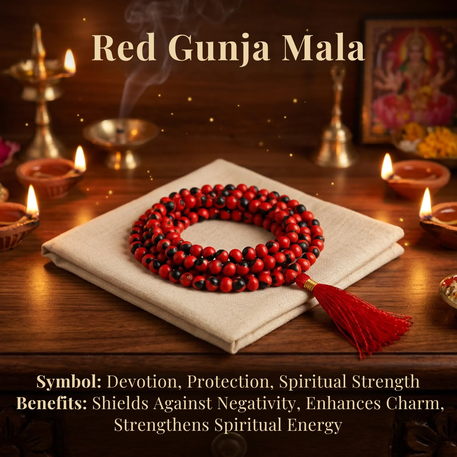 Red Gunja Mala