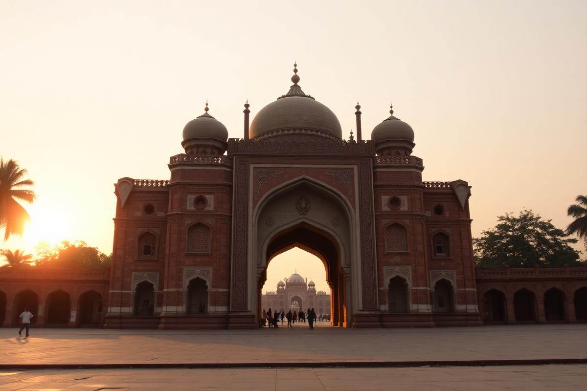 Rumi Darwaza gateway and Bara Imambara architecture in Lucknow