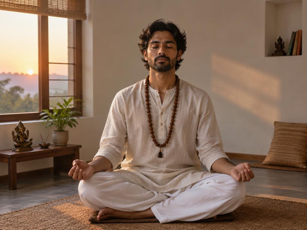 AI-created illustration for this article; not a photograph of a specific product, temple ritual or deity image.